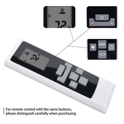 Remote Control For Delonghi AC Air 5515110111, 5515110331, 5515110401 NE2001