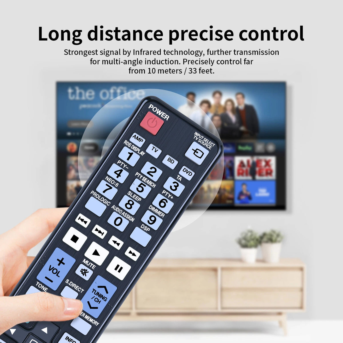 AH59-02371A Remote Control For Samsung AV Receiver HW-D700 HW-D770S HW-D600
