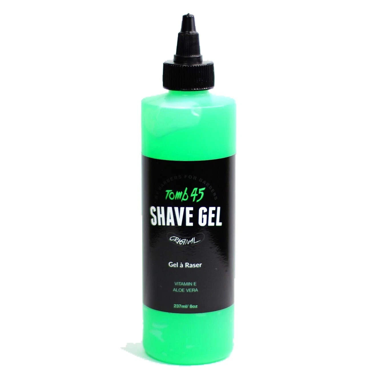 Tomb 45 Shave Gel for Men, Non-Foaming Fresh Scent Clear 9 Fl Oz (Pack of 1)