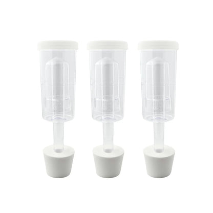 Fastrack 3 Piece Airlock for Fermentation Hydrolocks 6.5 Bung, Clear