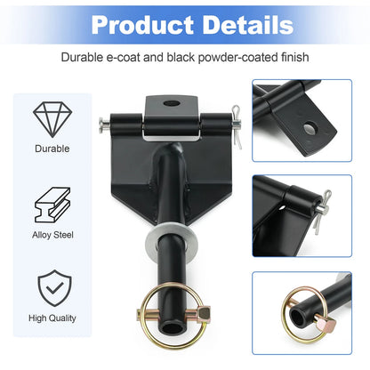 Tow Hitch Tongue-Type for Polaris Snowmobile – Repl. 2876677 2874447 1013969-067