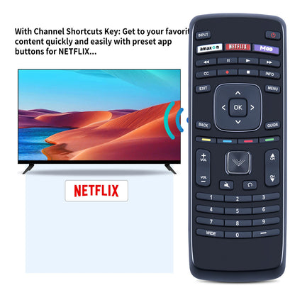 XRT112 Universal Remote Control For VIZIO All LED LCD HD 4K UHD HDR Smart TVs