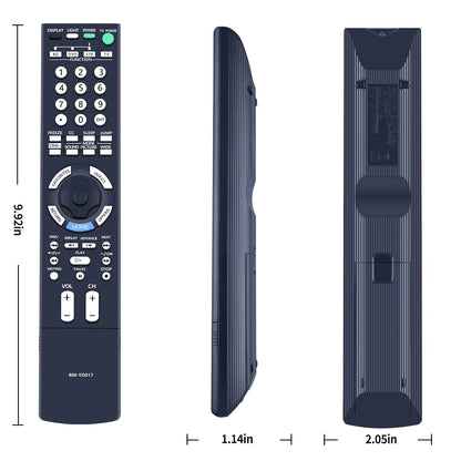 RM-YD017 Remote Control For Sony TV KDL-52XBR5 KDL-52W3000 KDL-40XBR4