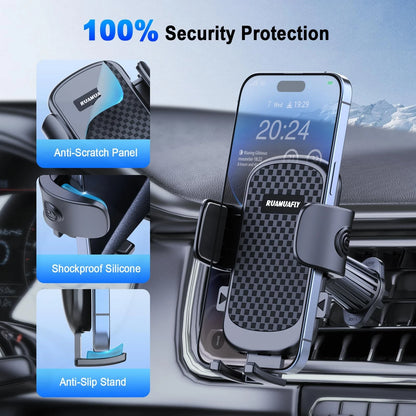 [2026 ] Car Phone Holder for Vertical/Horizontal Compact, Black