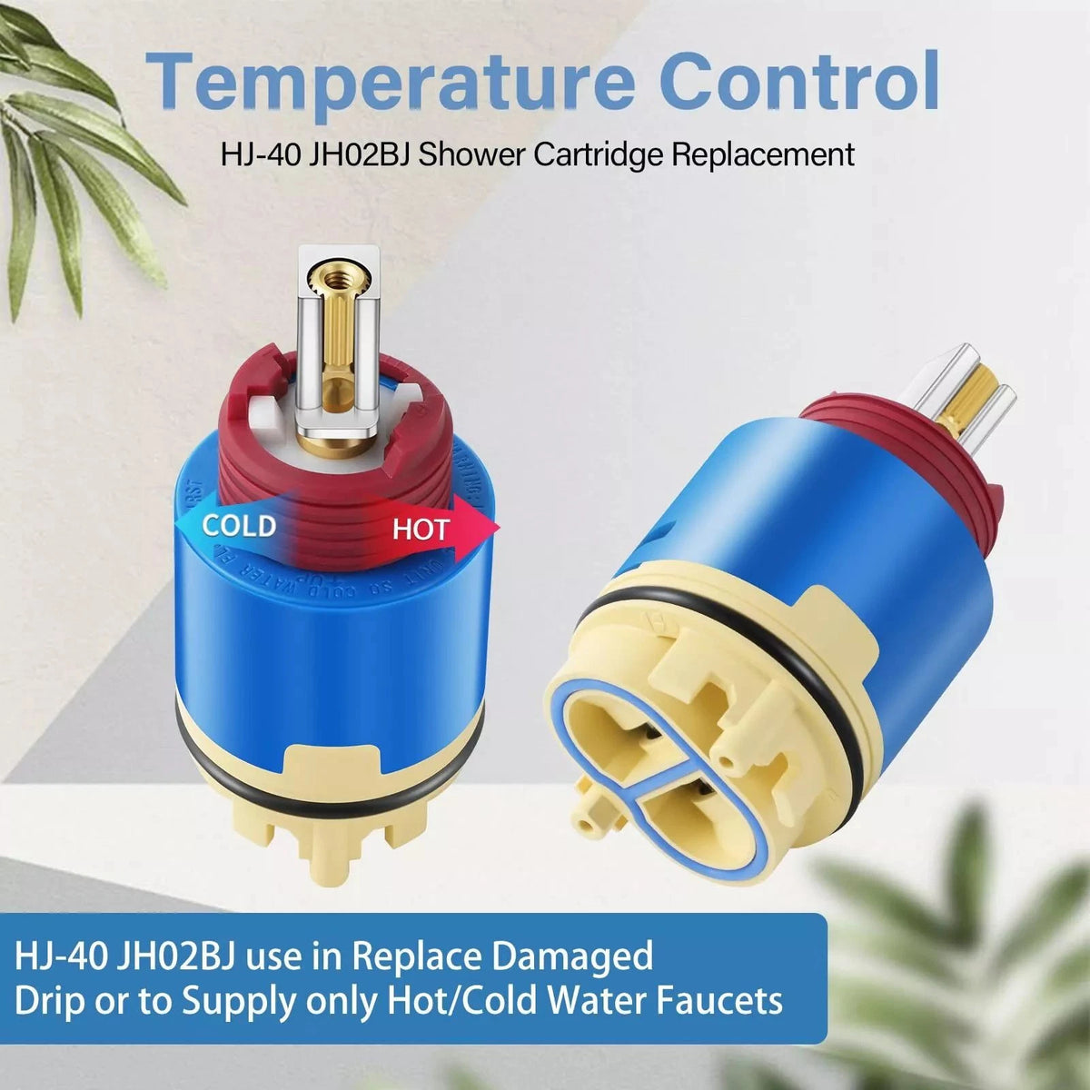 1PC JH02BJ Ceramic Pressure Balance Shower Cartridge Multi- Compatibility