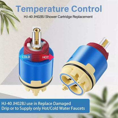 1PC JH02BJ Ceramic Pressure Balance Shower Cartridge Multi- Compatibility