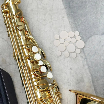Saxophone Pads Clarinet Replacement Kit s, 17PCS s Bb White