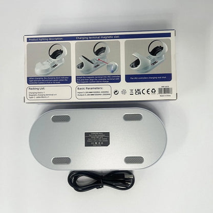 ABS Dual Slot Charging Dock Station Charger For PS5 PS VR2 Controllers Console