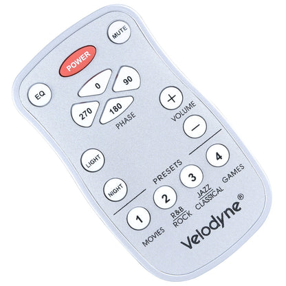 Replacement Remote Control For Velodyne SPL-800R DEQ-R EQ-MAX8 White