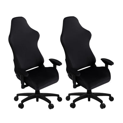SARAFLORA 2 Pack Gaming Chair Cover, Stretchable X-Large | 2 PCS, Black