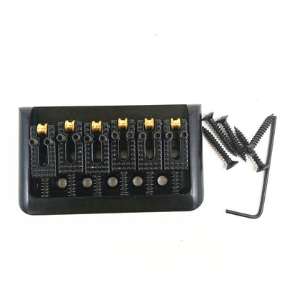 Zinc Alloy Roller Saddle Bridge Adjustable Saddles  For Electric Guitar