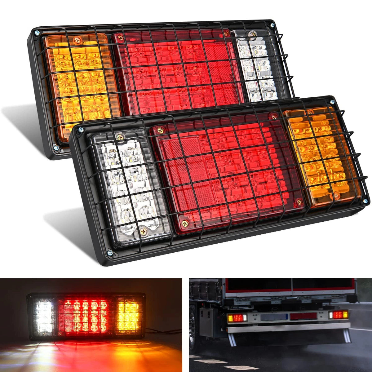 Nilight 2PCS Trailer Tail Light Lights, 2Pcs 40LED