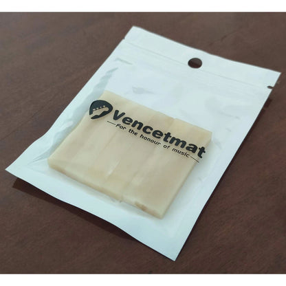 Vencetmat 6Pcs Unbleached Blank & Uncut Guitar Nut Pure Bone for x 6