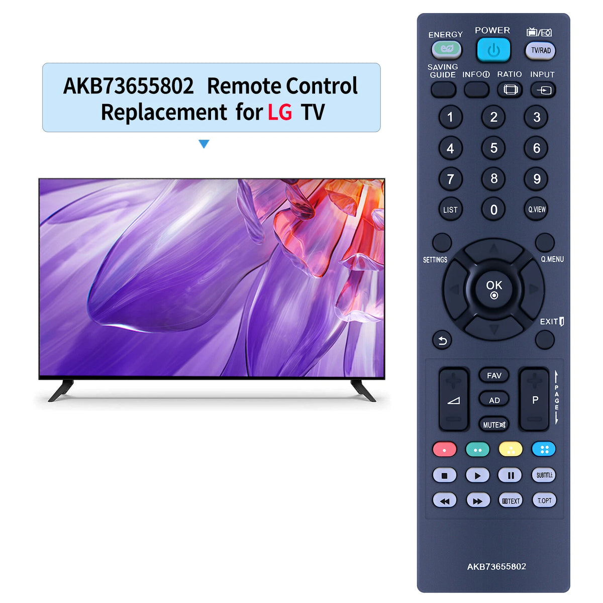 AKB73655802 For LG LED LCD TV Remote Control 26LS3500 26LS3590 32LS3400 32LS3500