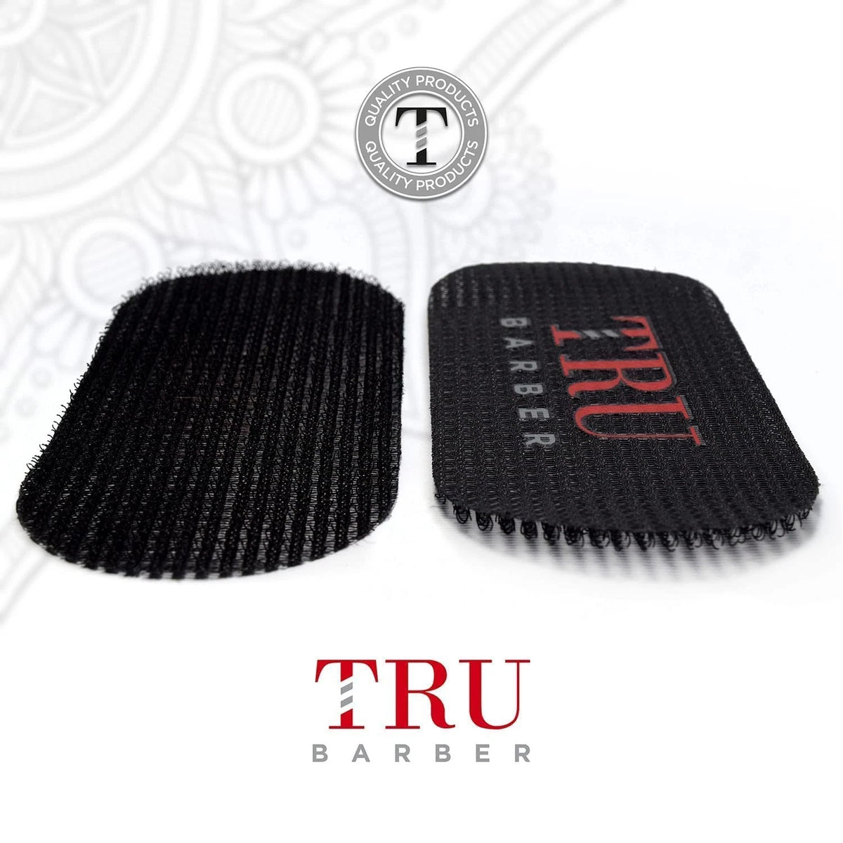 TRU BARBER HAIR GRIPPERS ® 3 COLORS BUNDLE PACK 6 6 Count (Pack of 1), Red