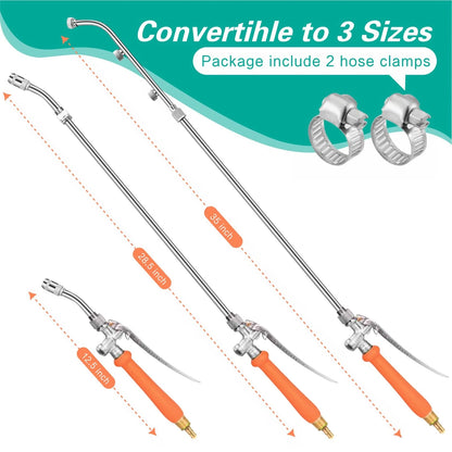 Metal Pump Sprayer Wand with 3 Types of 16 inches, Replacement