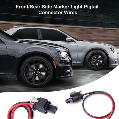 2PCS Side Marker Pigtail Connector Harness for Dodge Charger 2015-2022