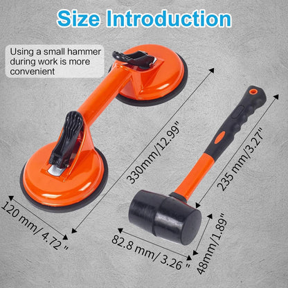 Laminate Floor Gap Repair Tool,Include Suction Cup and Mallet,Floor Gap...