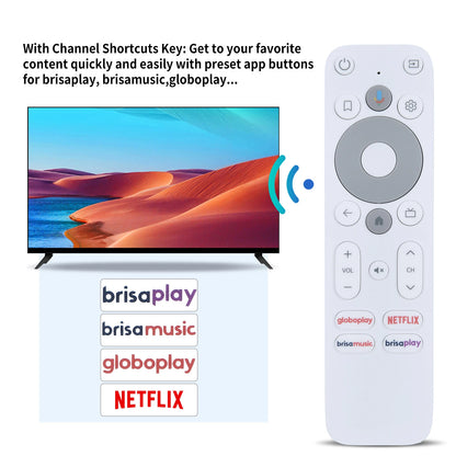 Remote Control For Brisanet Brisabox TV with Google Assistant
