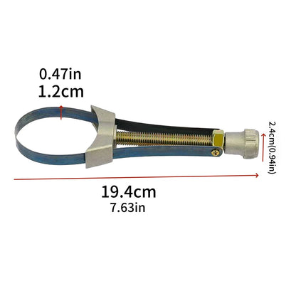 Maintenance Oil Filter Wrench 60-120mm Adjustable for Car Motorcycle Repair Tool