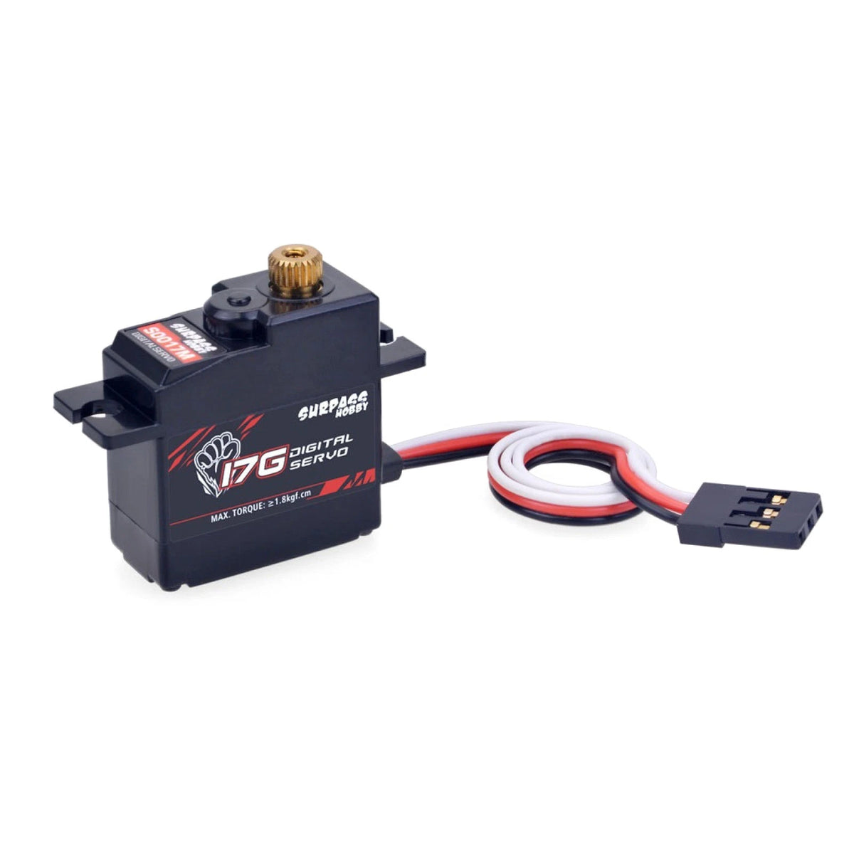 1/18 S0017M Micro Mini Servo 17G Metal Gear Digital Servo For RC Plane Boat Car