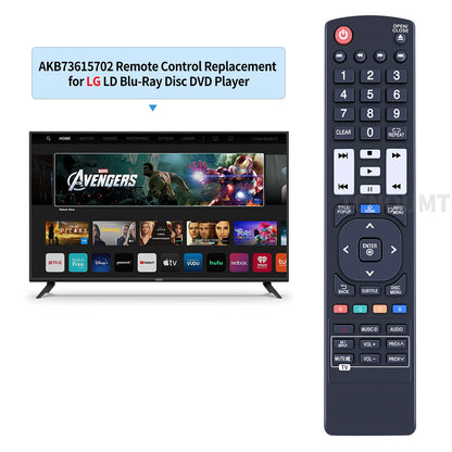 AKB73615702 Remote Control For LG Player BP620 BP620C BH7220B BH7420P