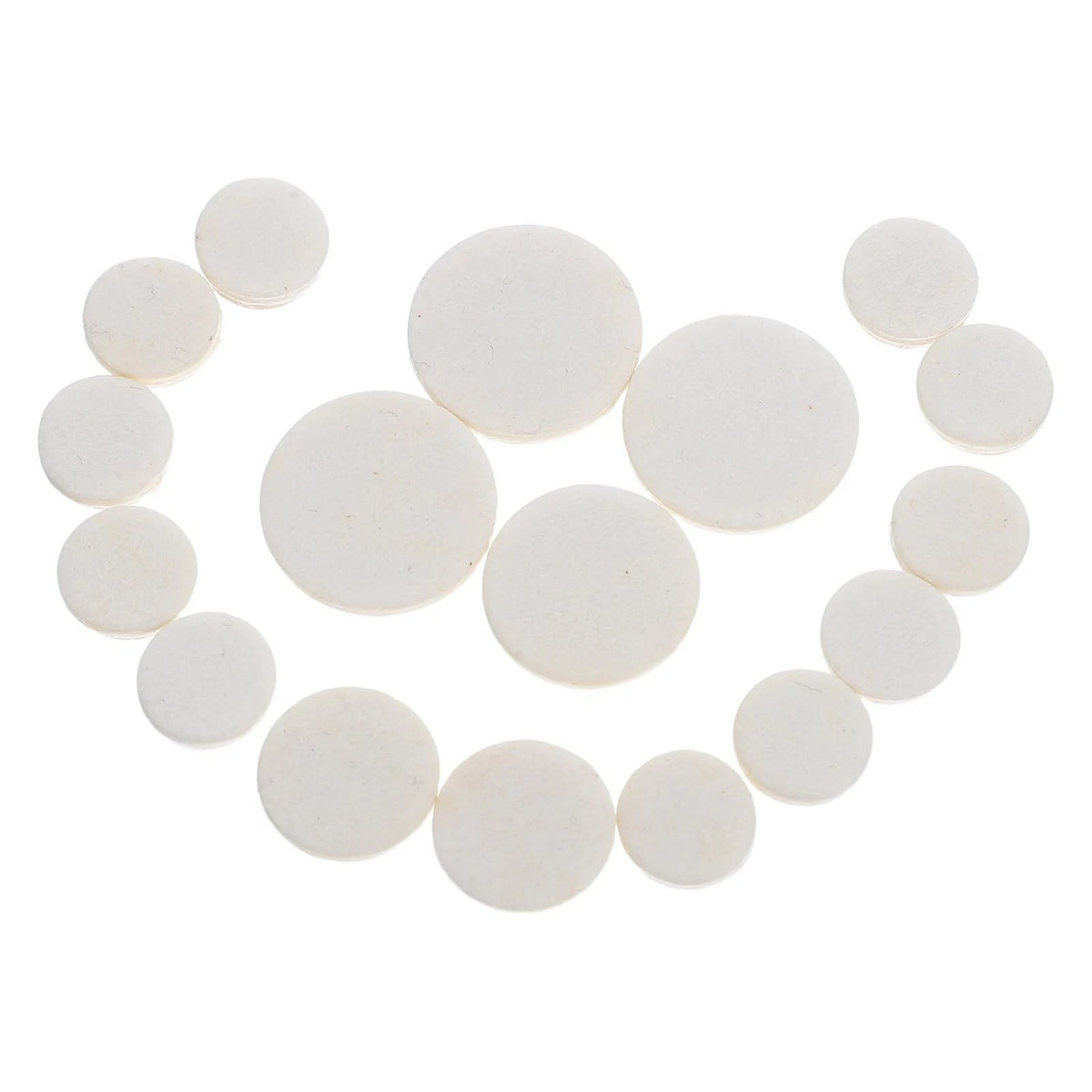 Saxophone Pads Clarinet Replacement Kit s, 17PCS s Bb White