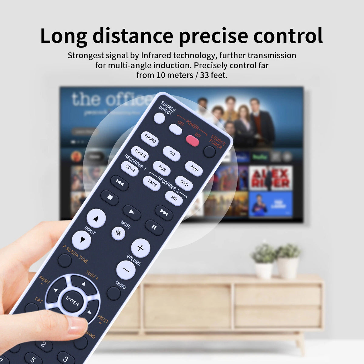RC003PM Remote Control For Marantz Audio Amplifier PM6003 PM7003 RC003PMSA