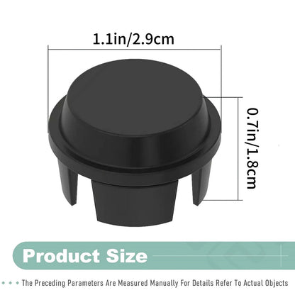 Wheel Hub Cap Replacement Set for John Deere Front Mower Models F710 and F725