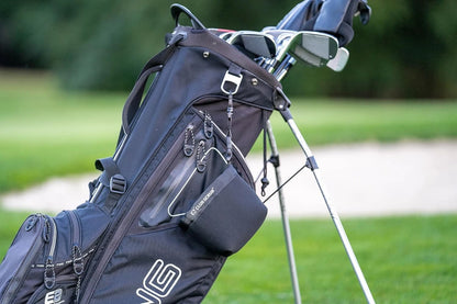 Club Scrub  Golf and Ball Cleaning Bag, Clean Face Black