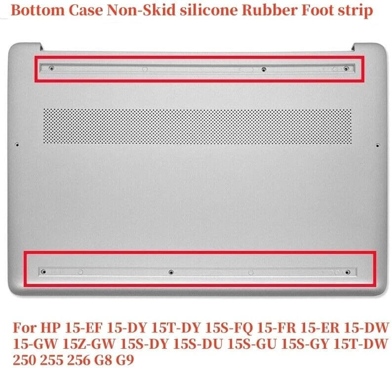 Laptop Bottom Cover Rubber Non-Slip Bumper Foot Feet Pad Strips...