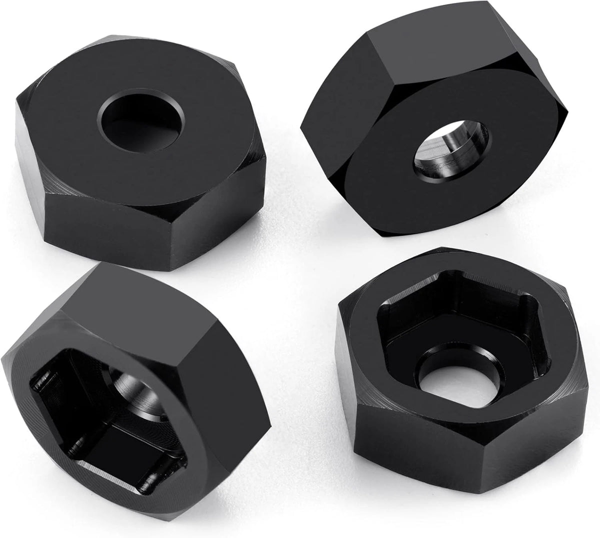 4Pcs 8mm to 12mm Wheel Hex Hub Adapters Aluminum Alloy Big Conversion...