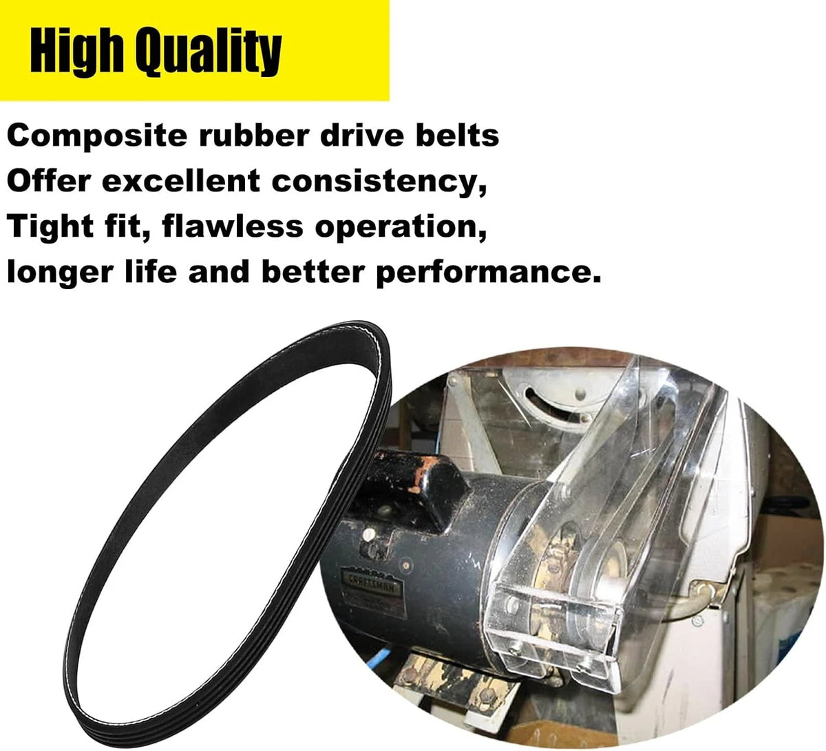 816439-3 Table Saws Drive Belt For Ridgid Saw HK140430 HK-140430 Black