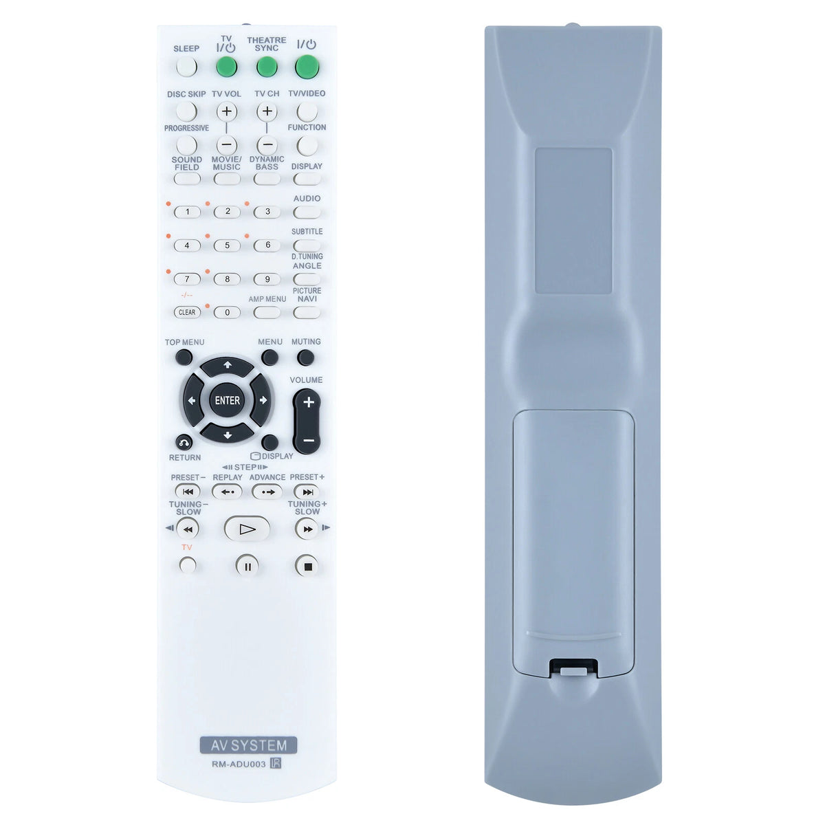 RM-ADU003 Remote Control For Sony AV System DAV-DX255 DAV-DX315 DAV-DZ110