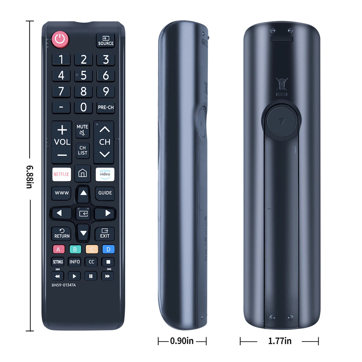 BN59-01347A Remote Control For Samsung TV UN43RU7200F UN50TU7090G UN55RU7200