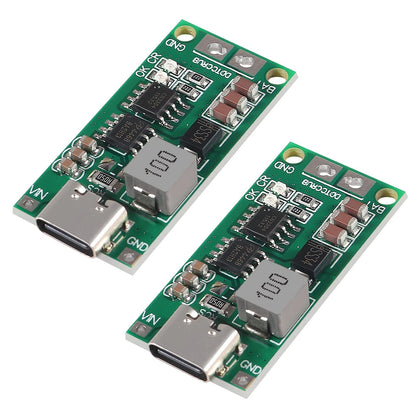 ATNSINC 2PCS Multi-Cell 2S 3S 4S Type-C USB Boost Converter to 8.4V 2A