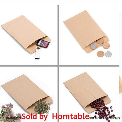 200 Pack Small Coin Envelopes Self-Adhesive 2.25 x 3.5 inches, Light Brown