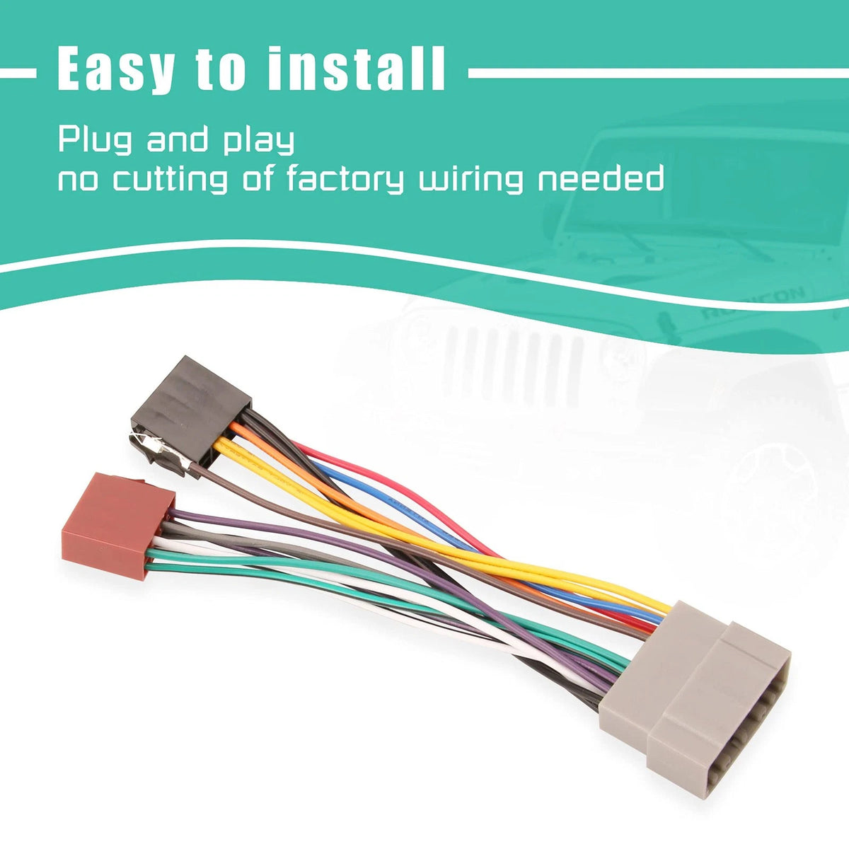 G Car Stereo Radio Wiring Harness Aftermarket Install Speaker Power Plug...