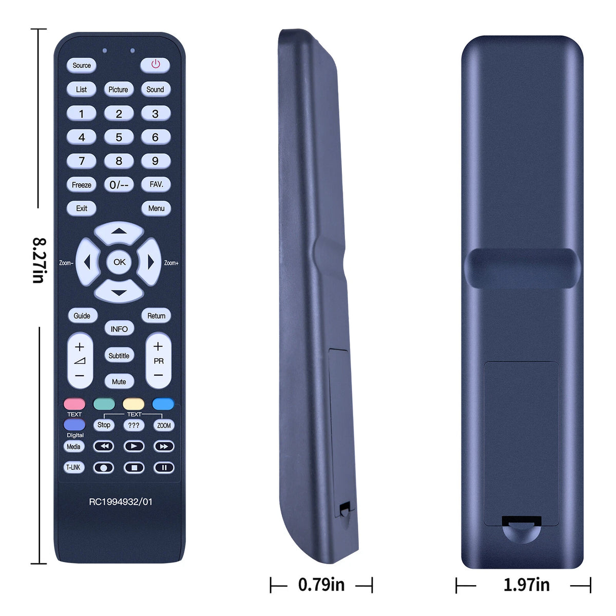 RC1994932/01 Remote Control For TCL TV L26M9HD L32M9HD L42M9FHD L32M11HD