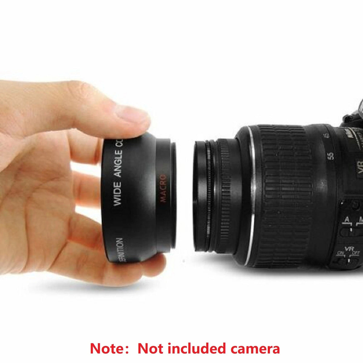 52MM 0.45x Wide Angle Lens + Macro Lens for 52mm DSLR and digital camera F
