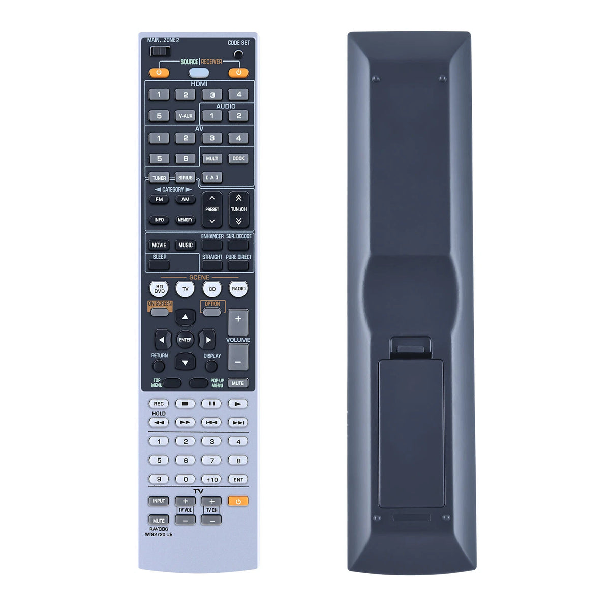 RAV336 WT92720 US Remote Control For Yamaha RX-A700 RX-V667 RX-V771 HTR-6063