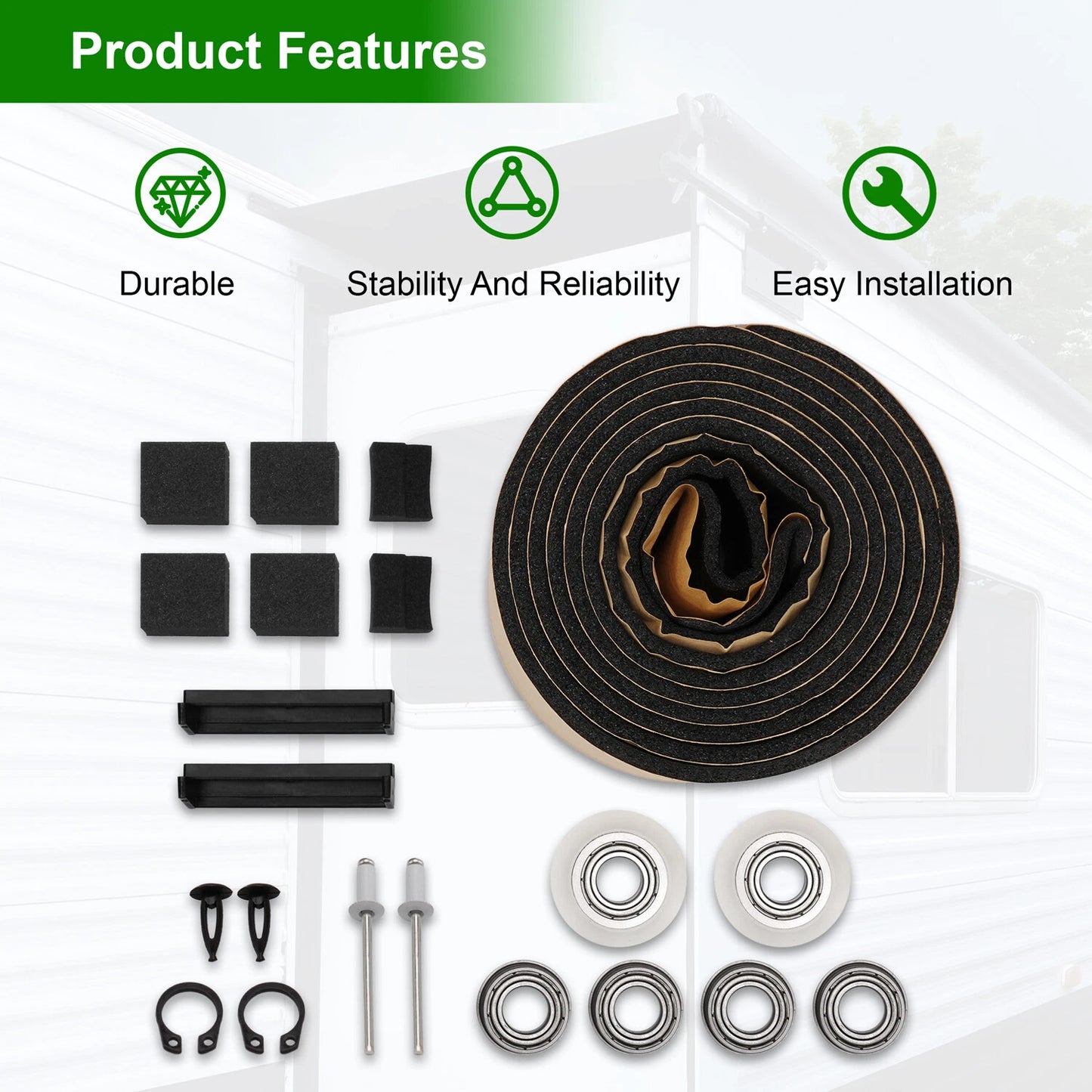 RV Slide Repair Kit, Triple Rack Repair Kit For RV In-Wall Slide-Out