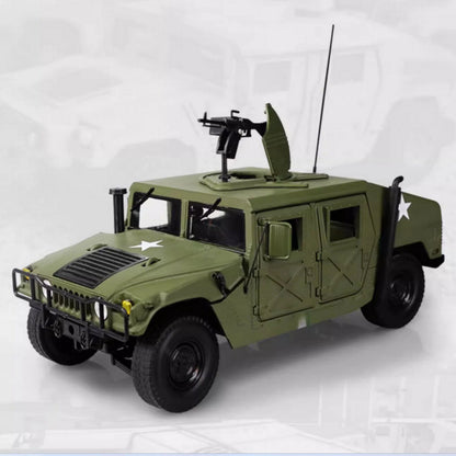 24cm Diecast Alloy 1/18 For Hummer Hmmwv Battlefield Vehicle Model Craft