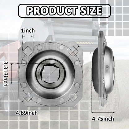 ST208-1N 1" Square Disc Harrow Flange Bearing Unit, for...