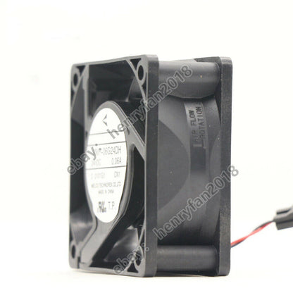 MELCO MMF-06G24DH-CN1 DC 24V 0.06A 60*60*25MM 2-wires Inverter Cooling Fan