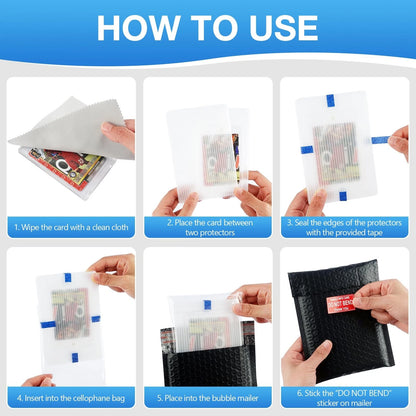 Fayoo Trading Card Shipping Supplies, 60 Bubble Mailers, 5.75 x 8.66 inches