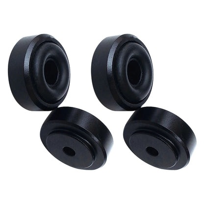 4pcs 20x8mm Black Isolation Feet Stand For CD Turntable Radio AMP Amplifier D