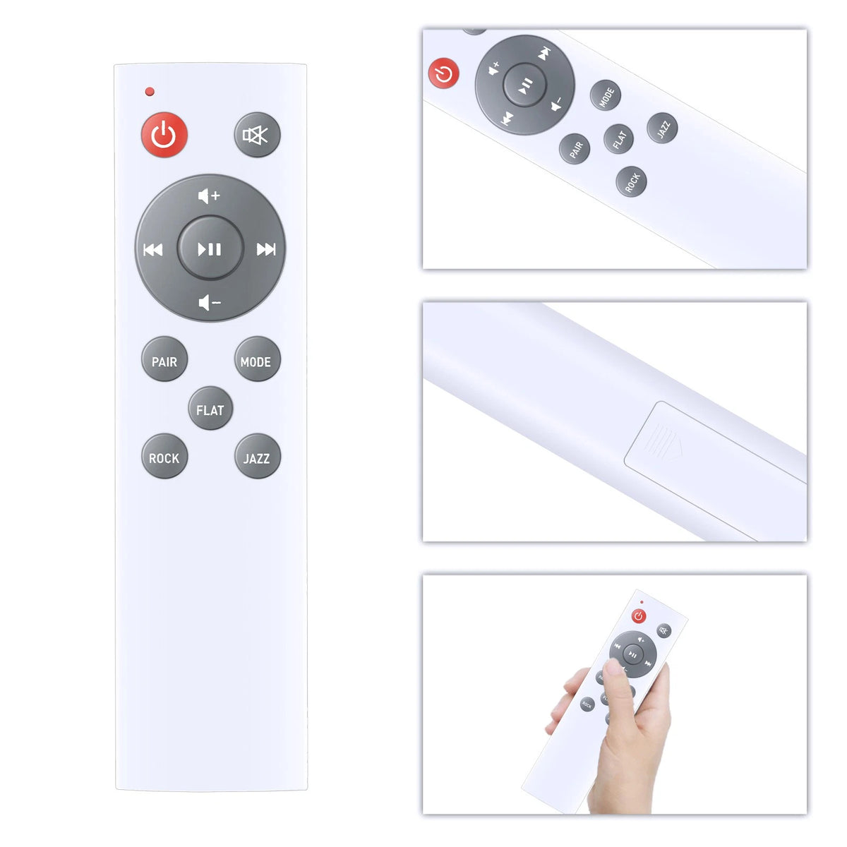 Remote Control For Majority Sound Bar for Smart TV, 50 Watts -White