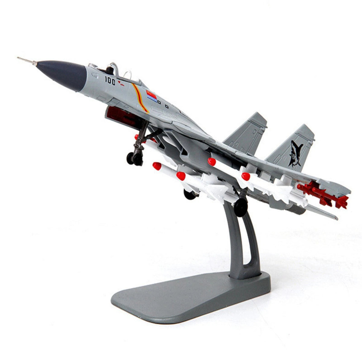 1:100 J-15 Military Scene Fighter Aircraft Diecast Plane Model China Air Force