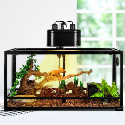 REPTI ZOO 100W Reptile Heat Lamp UVA UVB Light, Full Spectrum White